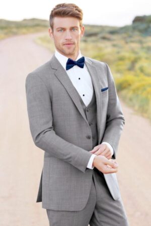 ULTRA SLIM HEATHER GREY CLAYTON SUIT